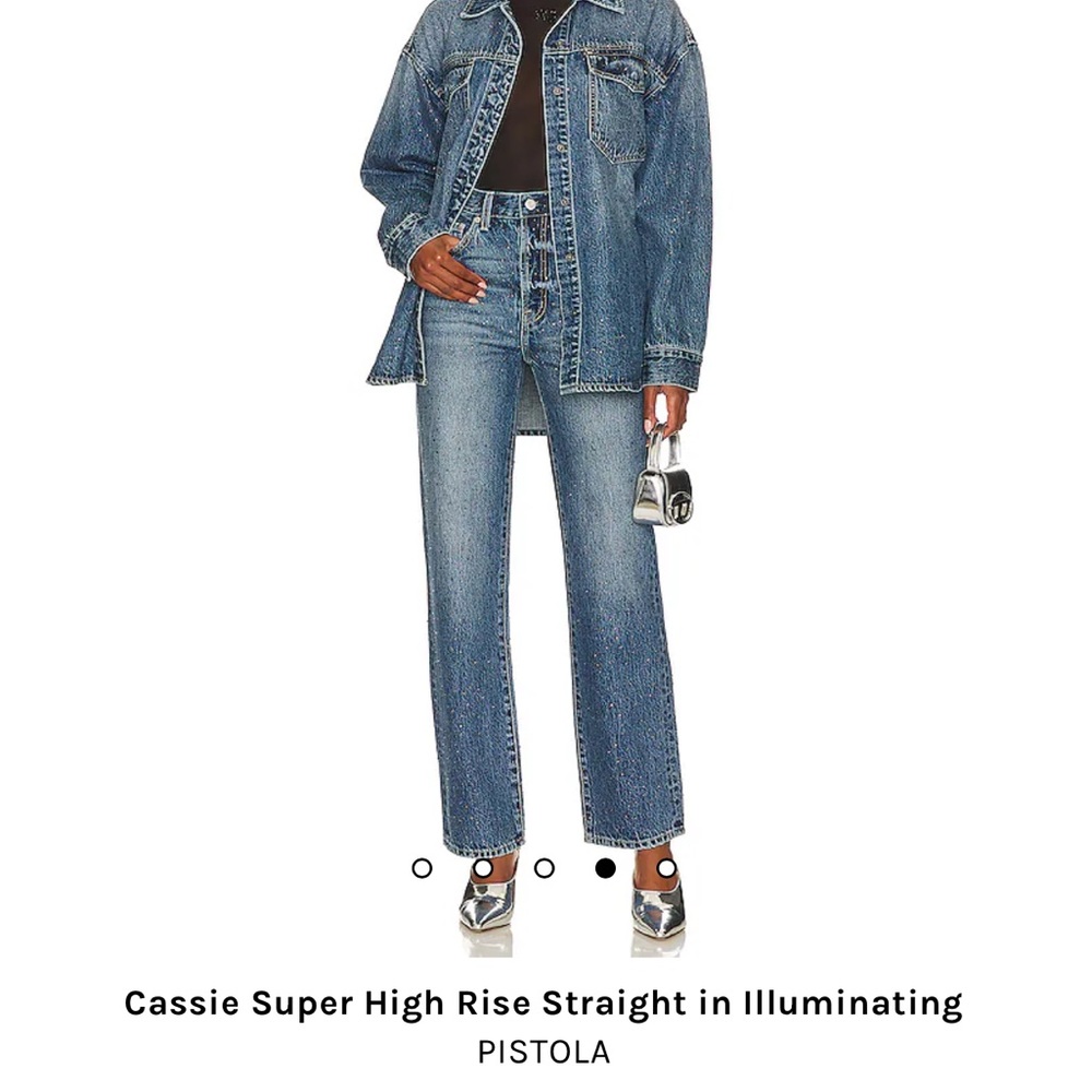 Pistola Cassie super high rise crop in univ dist